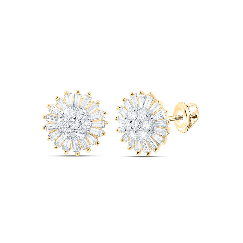 5/8Ctw-Dia Nke Fashion Round Earring (3.8 grams)