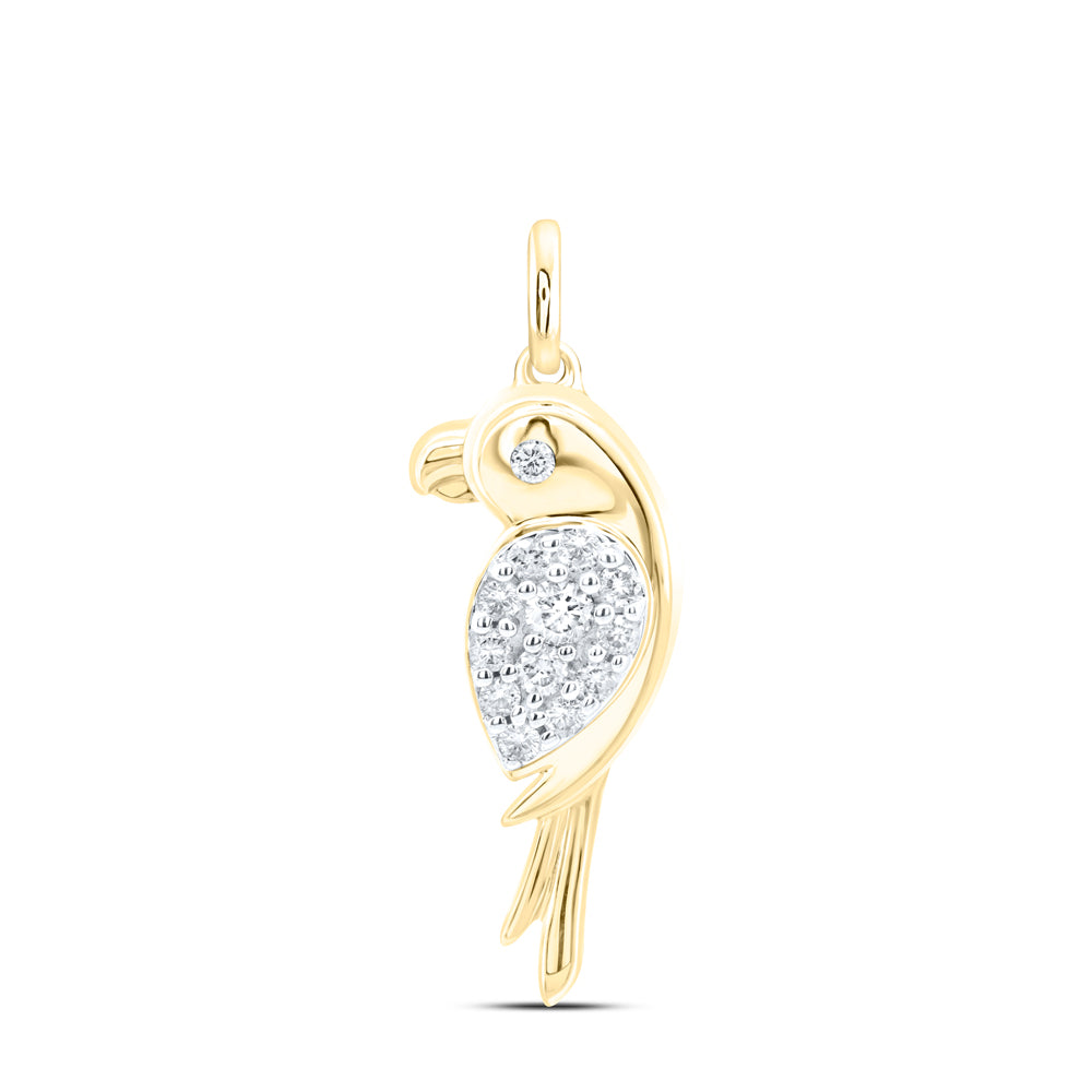 10Kt Yellow Gold 1/10Ctw-Dia Nk Gift Pendant (1.4 grams)