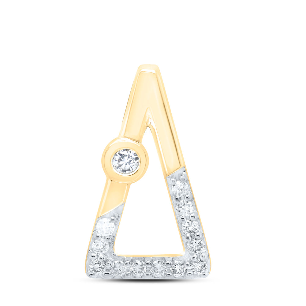 10Kt Yellow Gold 1/10Ctw-Dia Nk Gift Pendant (1.4 grams)