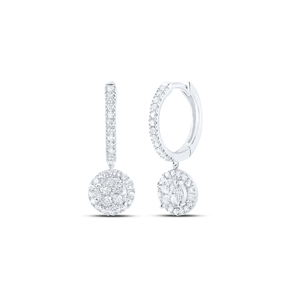 10Kt Gold 1/2Ctw-Dia Nk Fashion Dangling Earring