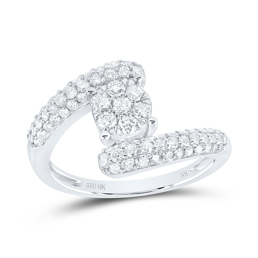 3/4Ctw-Dia Nk Flower Ring (3.01 grams)