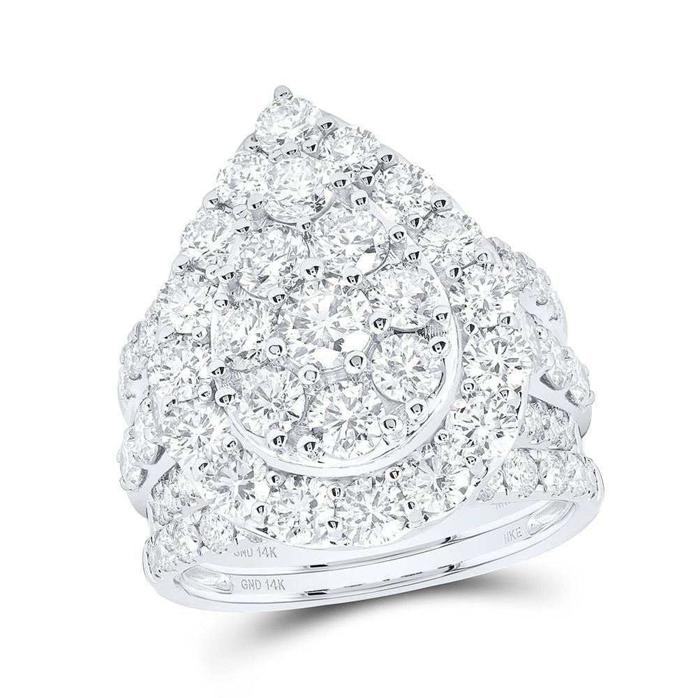 7Ctw-Dia 3/8Ct Nke Fashion Bridal Set (15.18 grams)