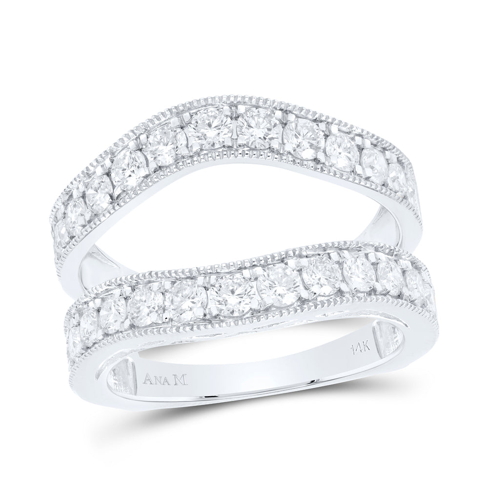 1 1/2Ctw-Dia Ana M Enhancer Ring (6.75 grams)