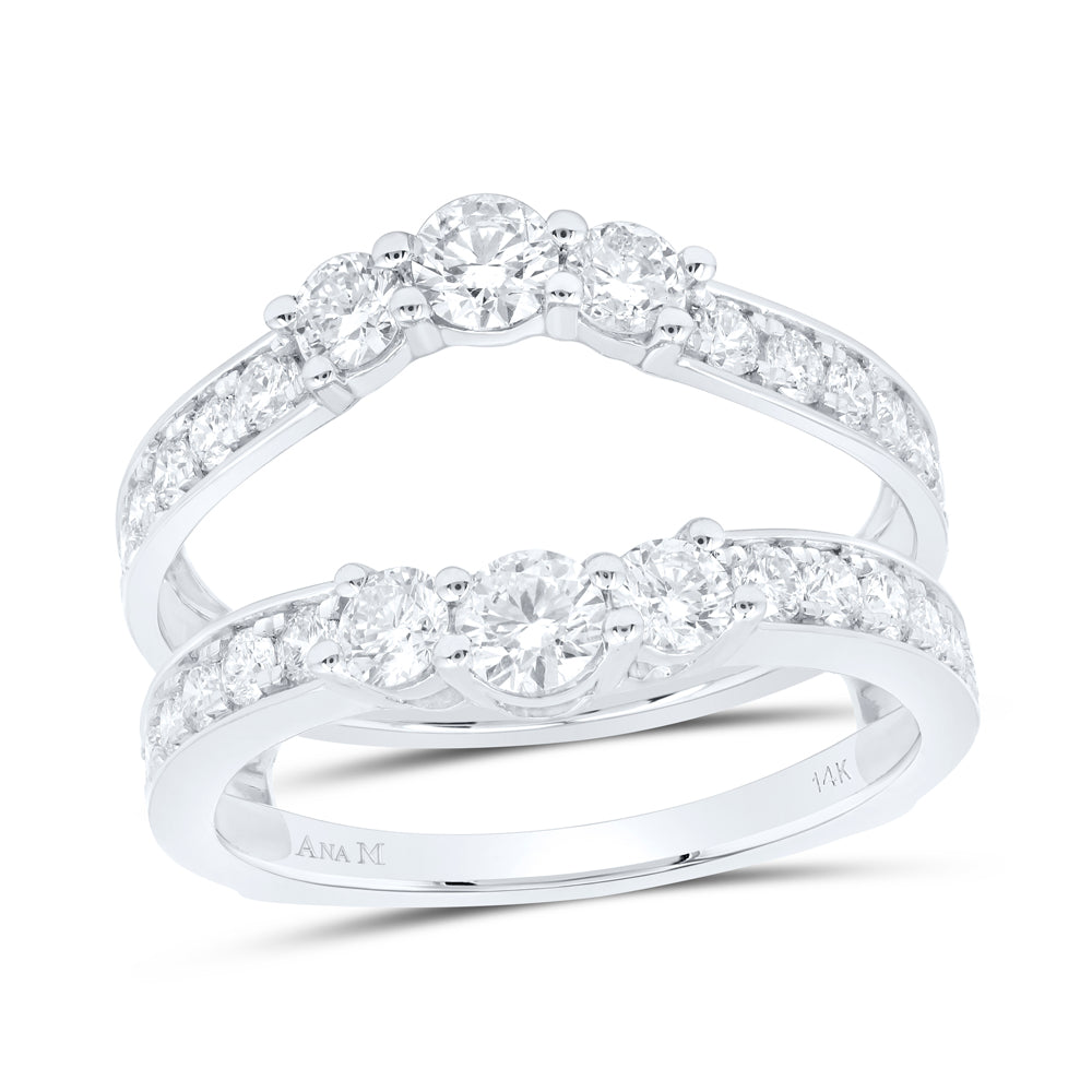 1 1/2Ctw Dia Ana M Enhancer Ring (4.52 grams)