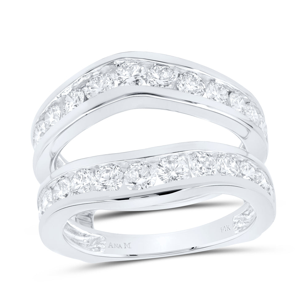 1 1/2Ctw Dia Ana M Enhancer Ring (7.27 grams)