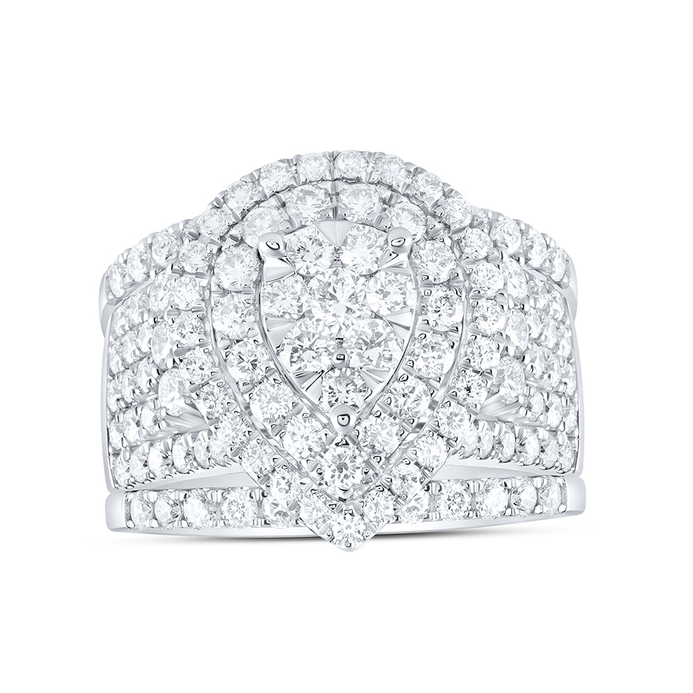 2 3/4Ctw-Dia Ana M Fashion Bridal Set (10.2 grams)