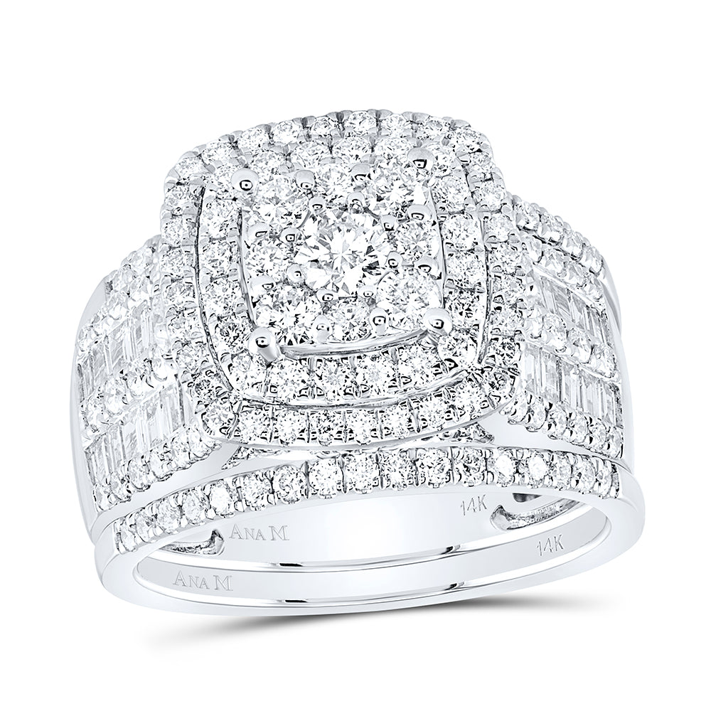 2 1/3Ctw-Dia Ana M Fashion Bridal Set (8.67 grams)