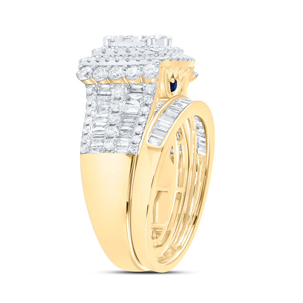 2 1/3Ctw-Dia Ana M Fashion Bridal Set (7.64 grams)