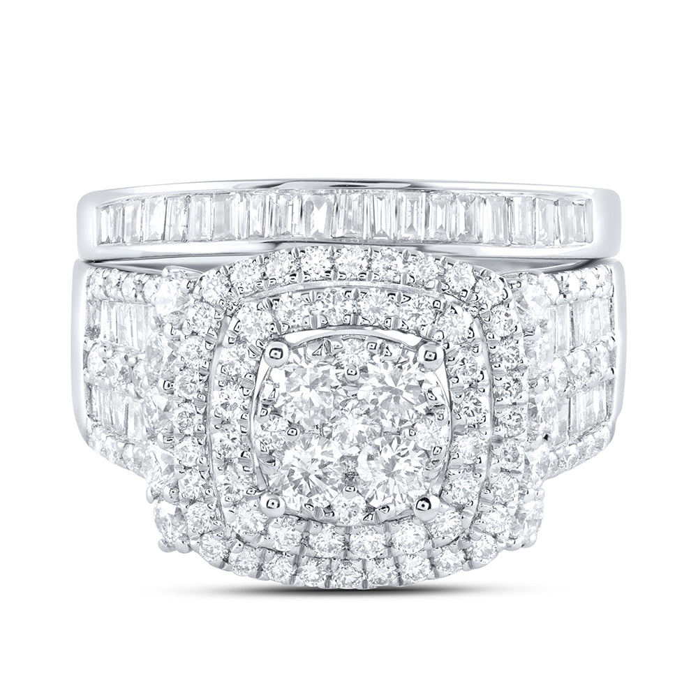 2 1/3Ctw-Dia Ana M Fashion Bridal Set (7.54 grams)