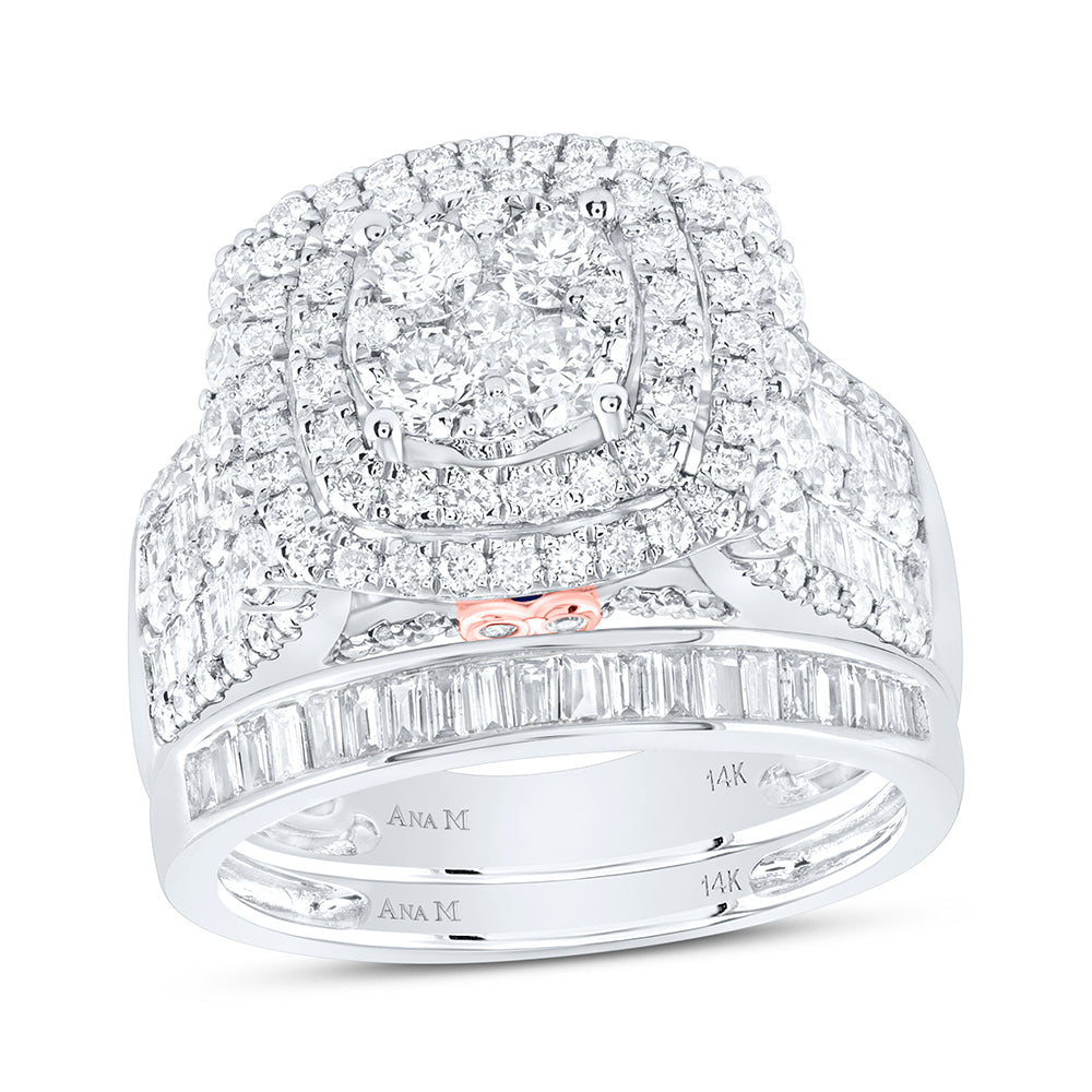 2 1/3Ctw-Dia Ana M Fashion Bridal Set (7.54 grams)