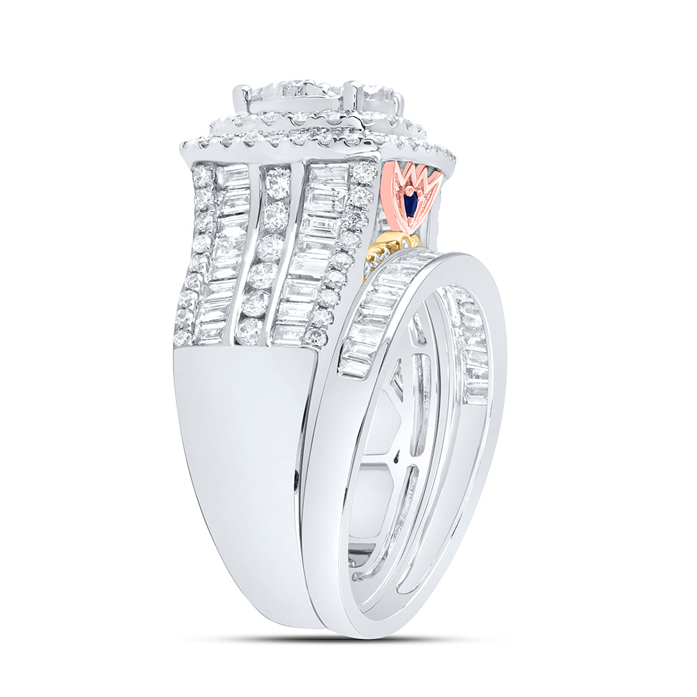 2 1/3Ctw-Dia Ana M Fashion Bridal Set (8.11 grams)