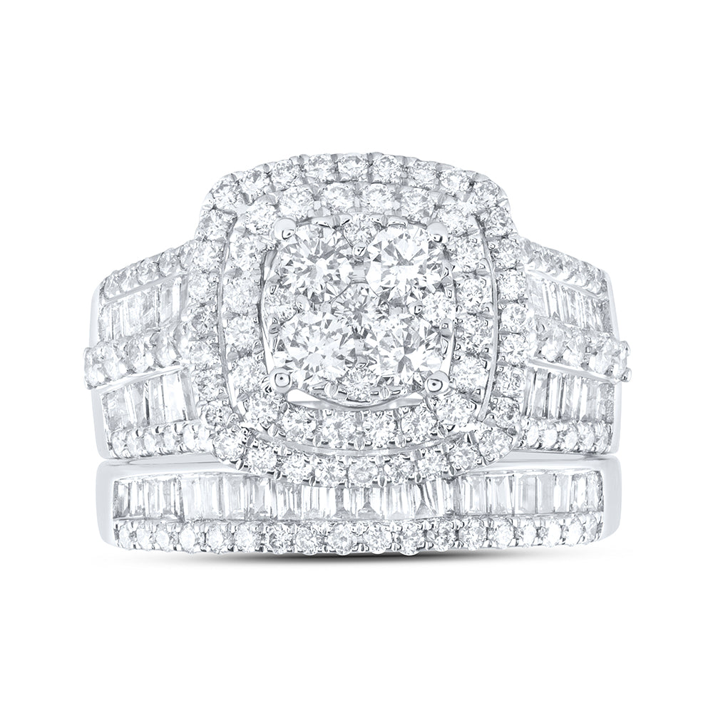 2 1/4Ctw-Dia Ana M Fashion Bridal Set (7.27 grams)