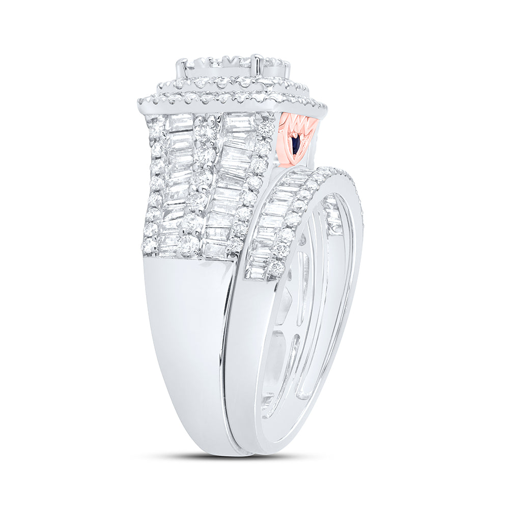 2 1/4Ctw-Dia Ana M Fashion Bridal Set (7.27 grams)