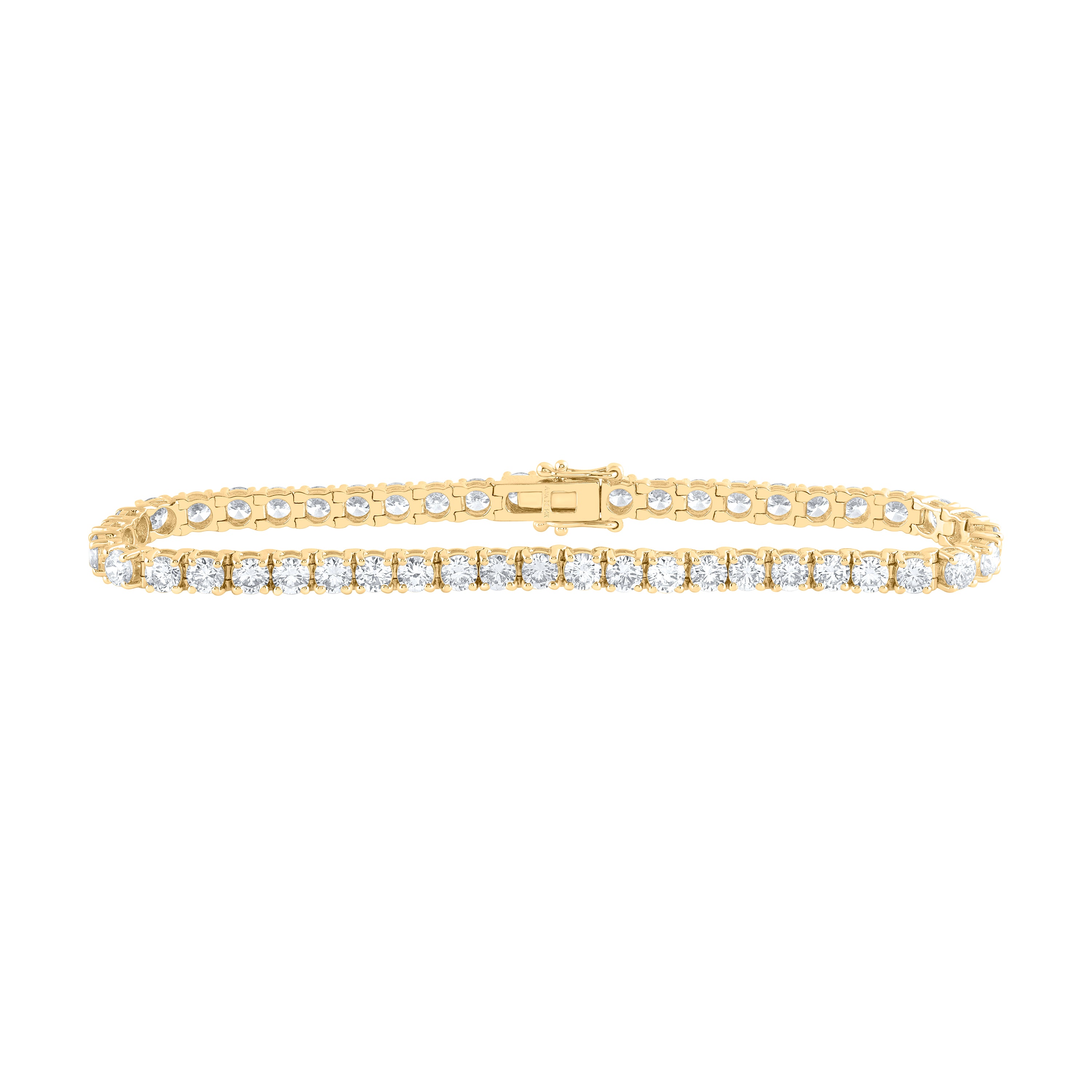 14Kt Gold 7 1/5Ctw-Dia Nke Tennis Bracelet (7 Inch)