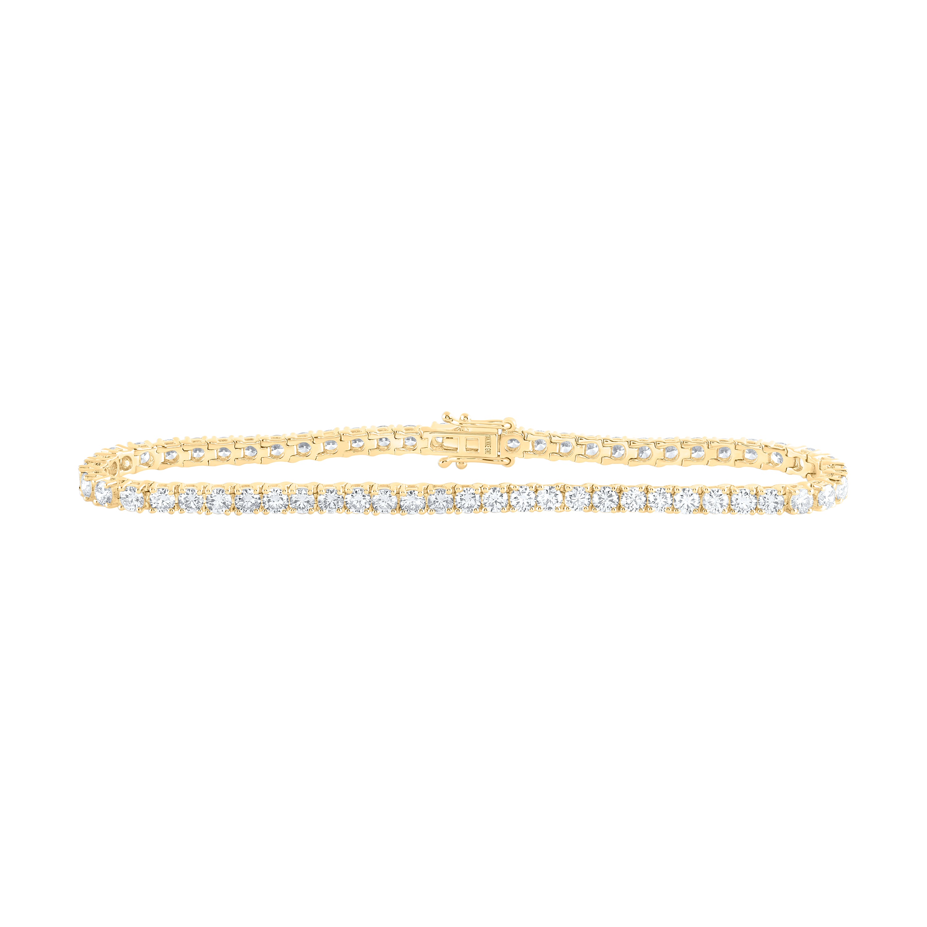 14Kt Gold 5Ctw-Dia Nke Tennis Bracelet (7 Inch)