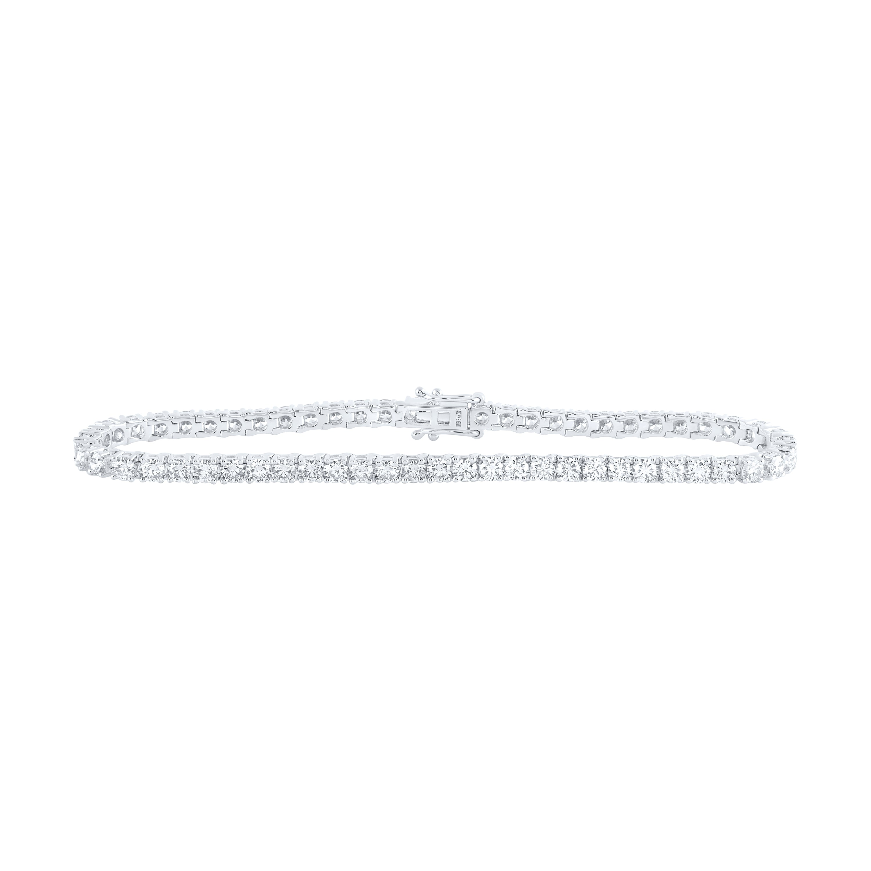 14Kt Gold 5Ctw-Dia Nke Tennis Bracelet (7 Inch)