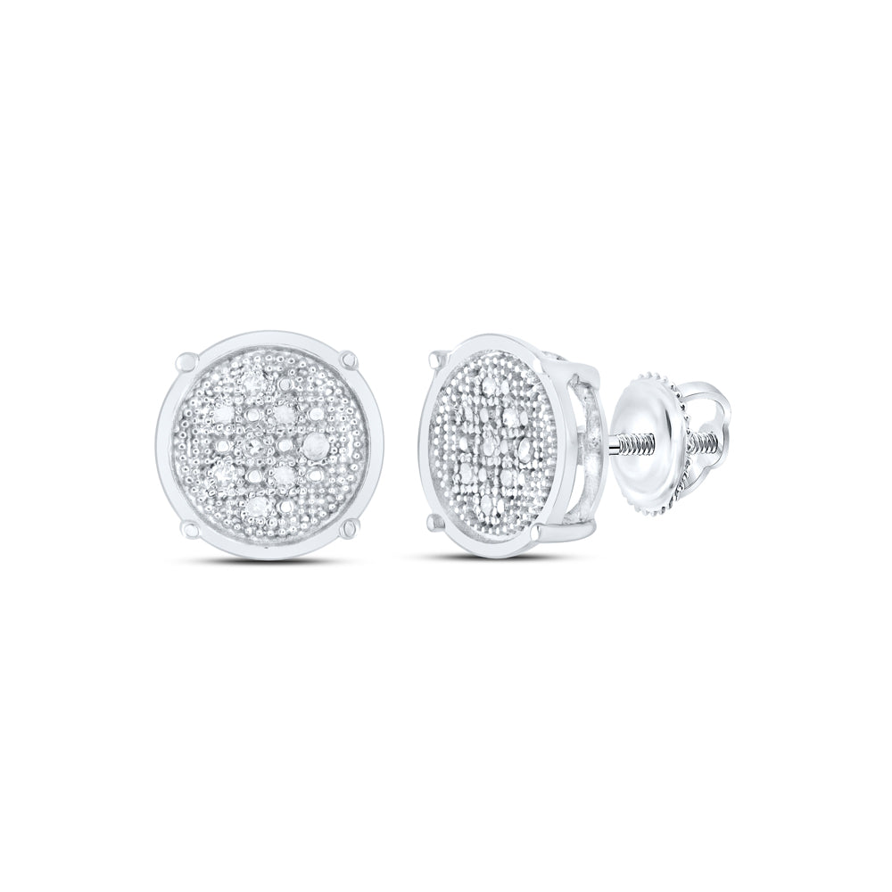 Sterling Silver 1/20 Ctw-Dia Gift Earring