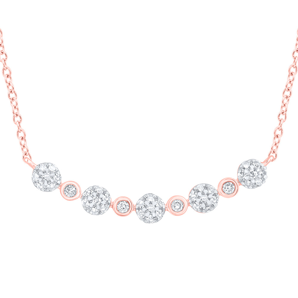 10Kt Gold 1/4Ctw-Diamond Fashion Necklace (18-Inch)