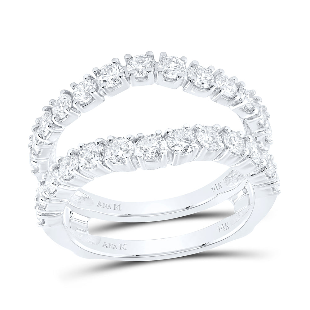 1 1/2Ctw Dia Ana M Enhancer Ring (5.06 grams)