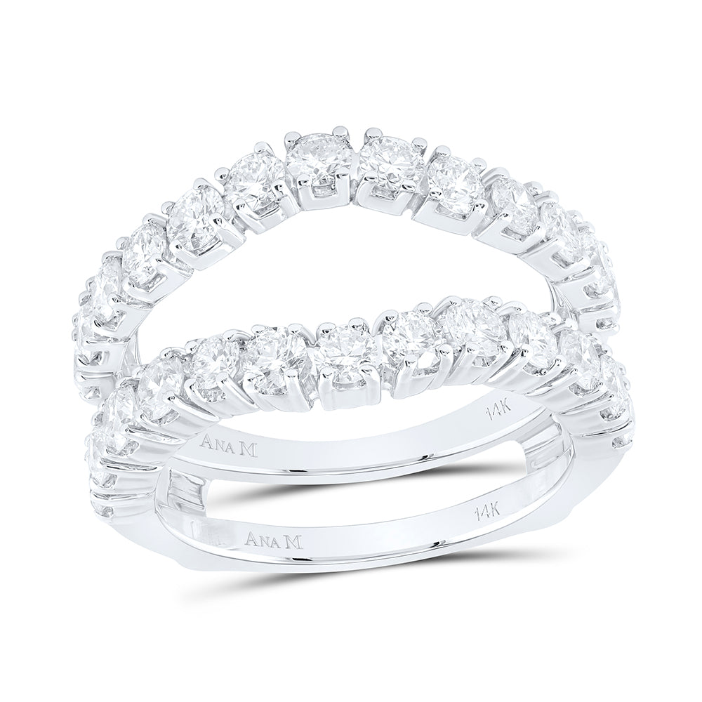 2Ctw Dia Ana M Enhancer Ring (5.82 grams)