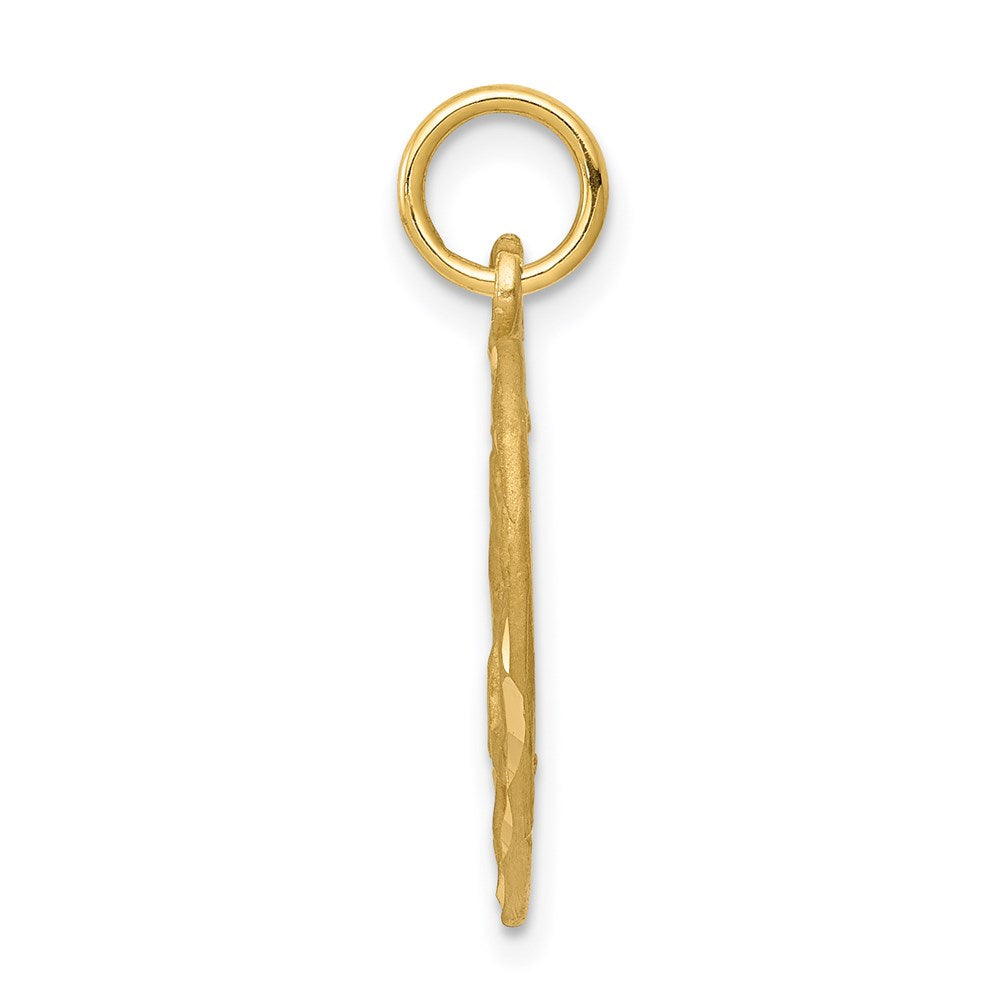 14k Cut-out Angel in Heart Charm (1.23 grams)