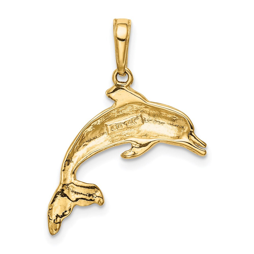 14k Yellow Gold 20 mm ng Pendant (1.37 grams)