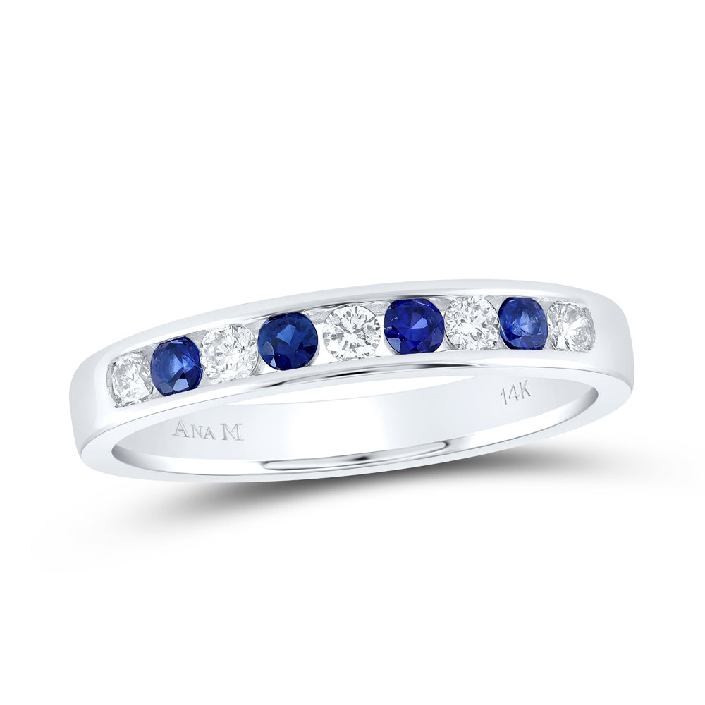 1/5Ctw-Diamond Ana M 1/5Ctw Rd-Bs Nat Gem Band (2.79 grams)