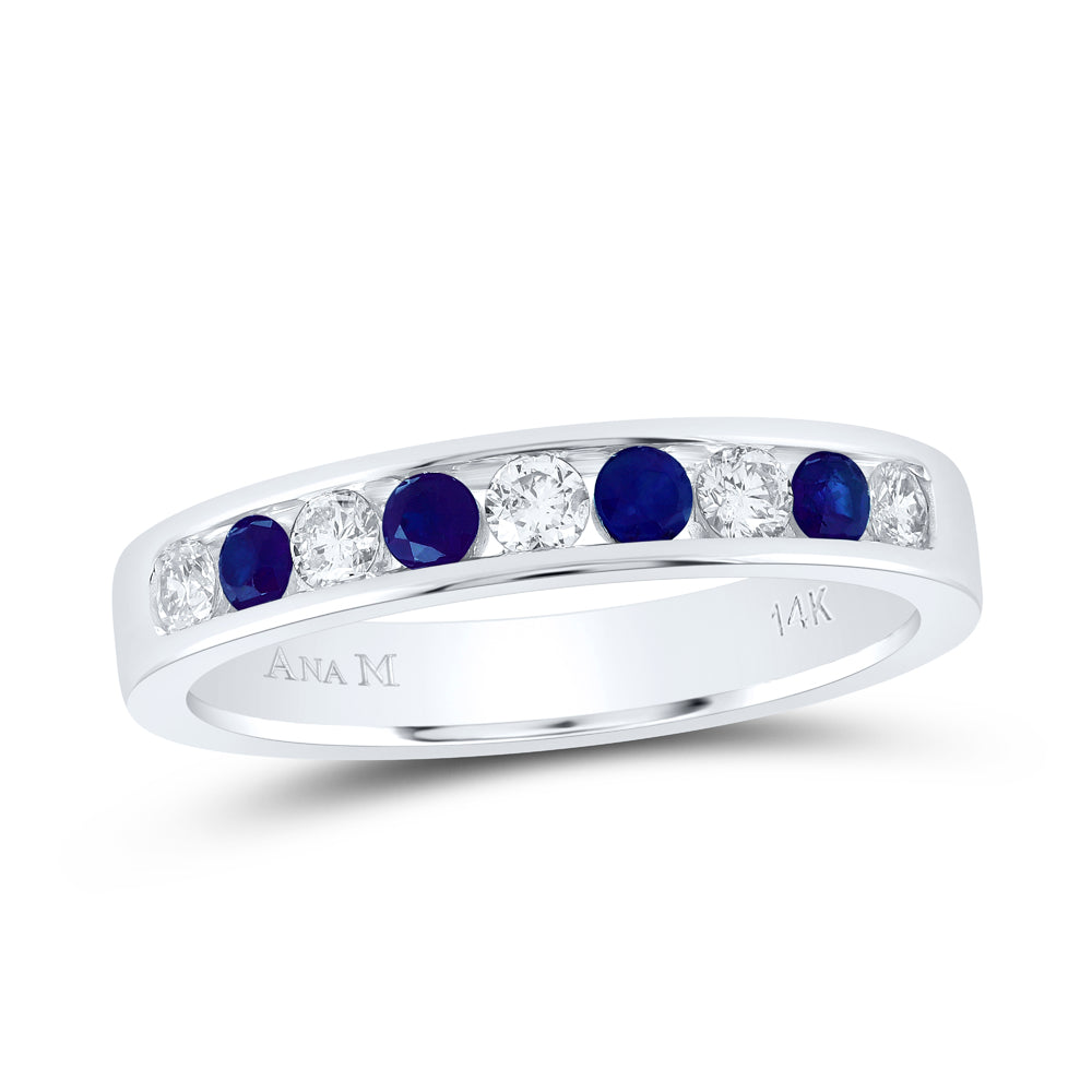 1/4Ctw-Dia Ana M 1/4Ctw Rd-Bs Nat Gem Band (3.66 grams)