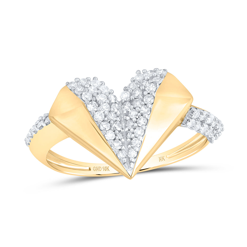 3/8Ctw-Dia Nk Gift Heart Ring  (2.03 grams)