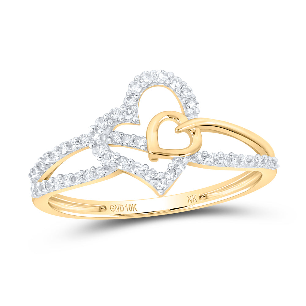 1/5Ctw-Dia Nk Gift Heart Ring (1.48 grams)