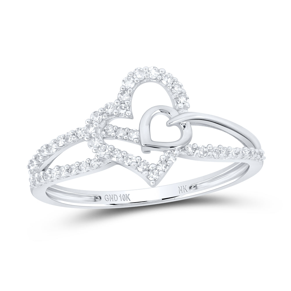 1/5Ctw-Dia Nk Gift Heart Ring (1.48 grams)