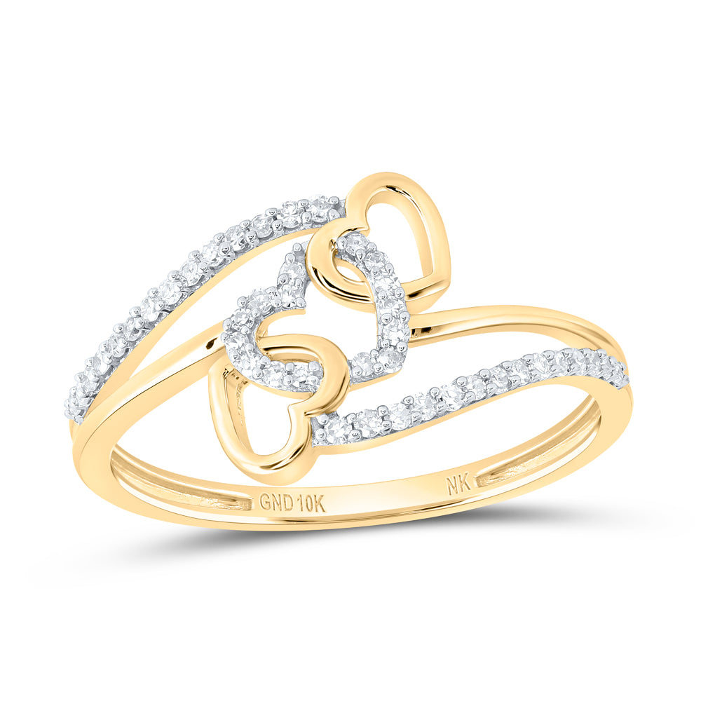 1/6Ctw-Dia Nk Gift Heart Ring (1.55 grams)