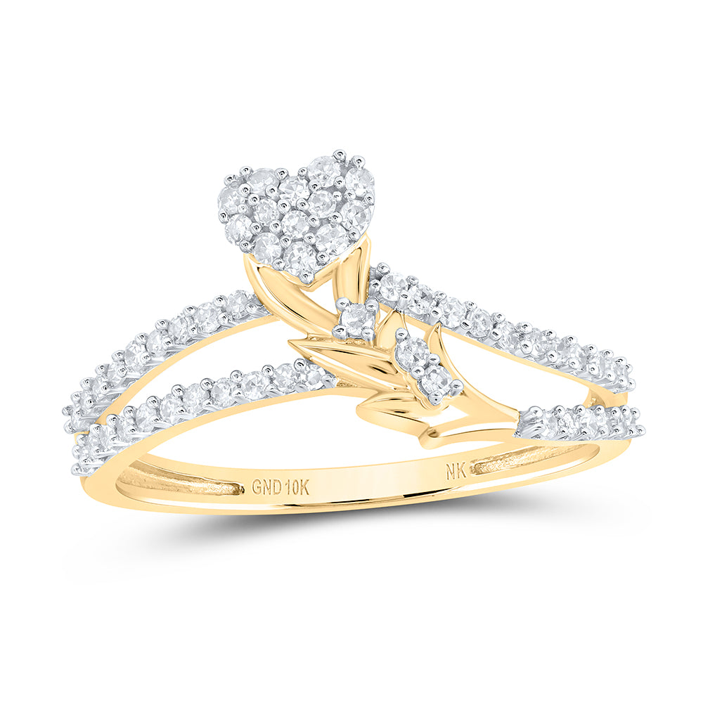 1/4Ctw-Dia Nk Gift Heart Ring (1.9 grams)