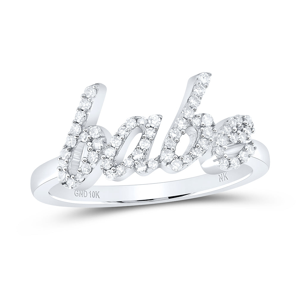 1/4Ctw-Dia Nk Gift Babe Ring (2.54 grams)