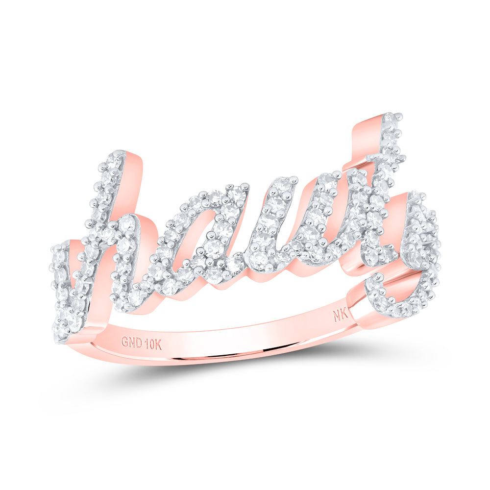 3/8Ctw-Dia Nk Gift Shawty Ring (3.38 grams)