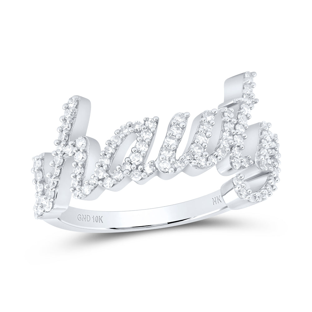 3/8Ctw-Dia Nk Gift Shawty Ring (3.38 grams)