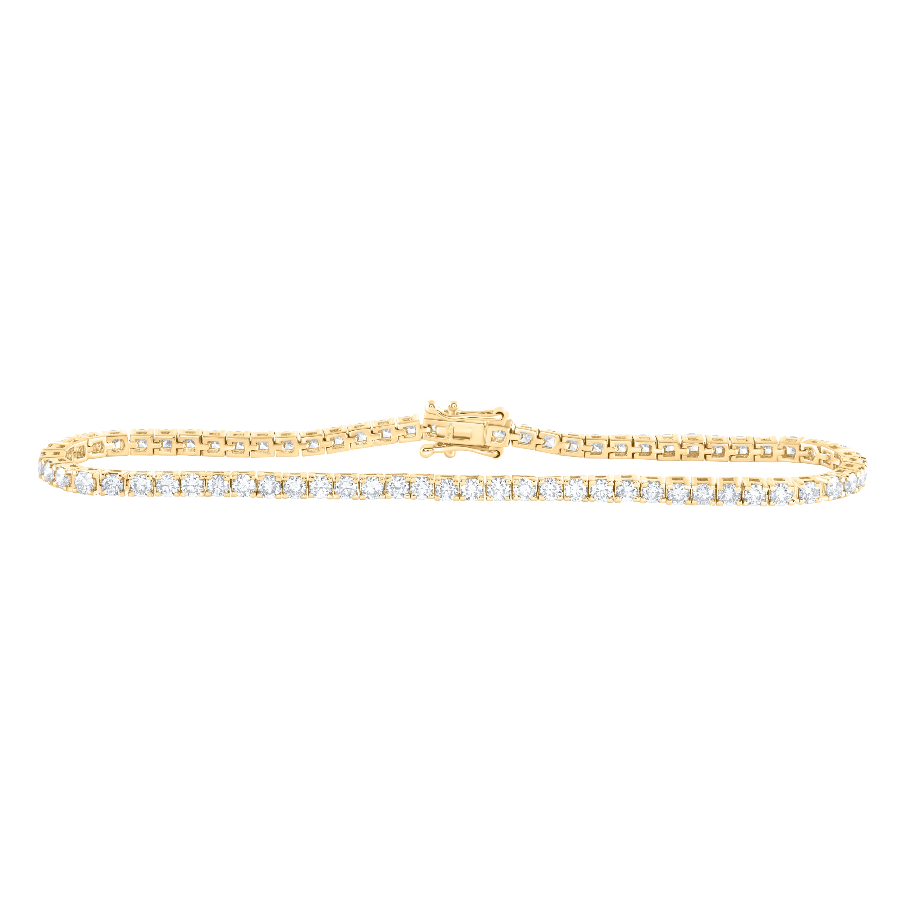 14Kt Gold 3Ctw-Dia Nk Tennis Bracelet(7 Inch)