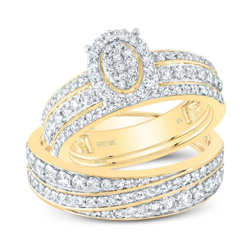 1 5/8CTW-DIA NK TRIO SET