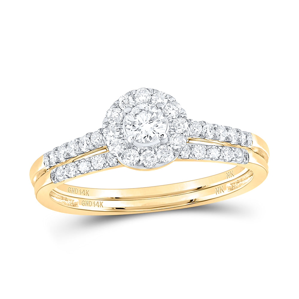 1/2Ctw-Diamond Bridal Set (2.23 grams)