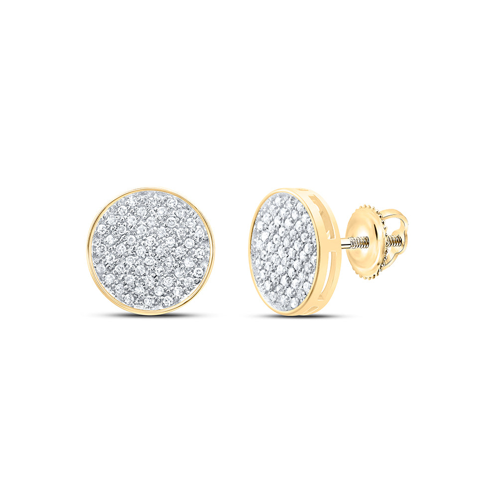 10Kt Gold 1/4Ctw-Dia P1 Gift Circle Earring
