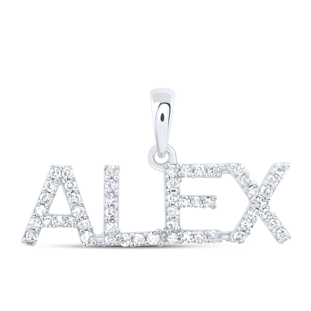 10Kt Gold 1/5Ctw-Dia Nk Fashion Alex" Pendant"