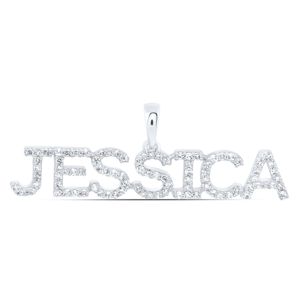 10Kt Gold 1/3Ctw-Dia Nk Fashion  Jessica" Pendant"