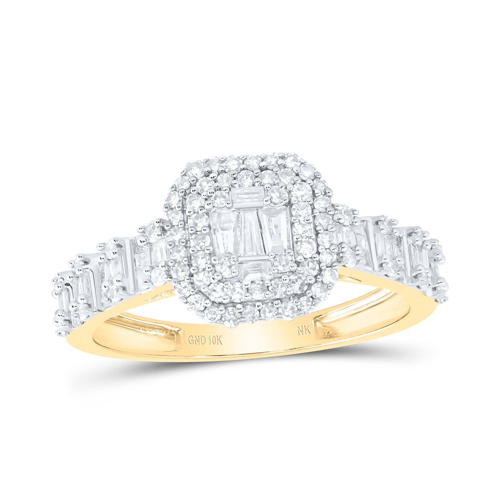 5/8Ctw-Dia Nk Fashion Octagon Ladies Ring  (2.09 grams)