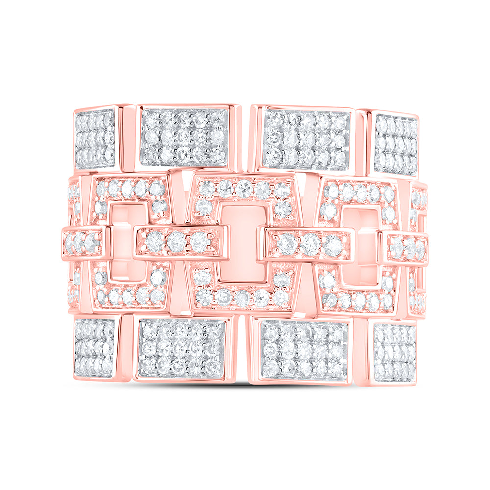 1 1/5 Ctw-Nat Dia Cn Mens Ring (10.12 grams)