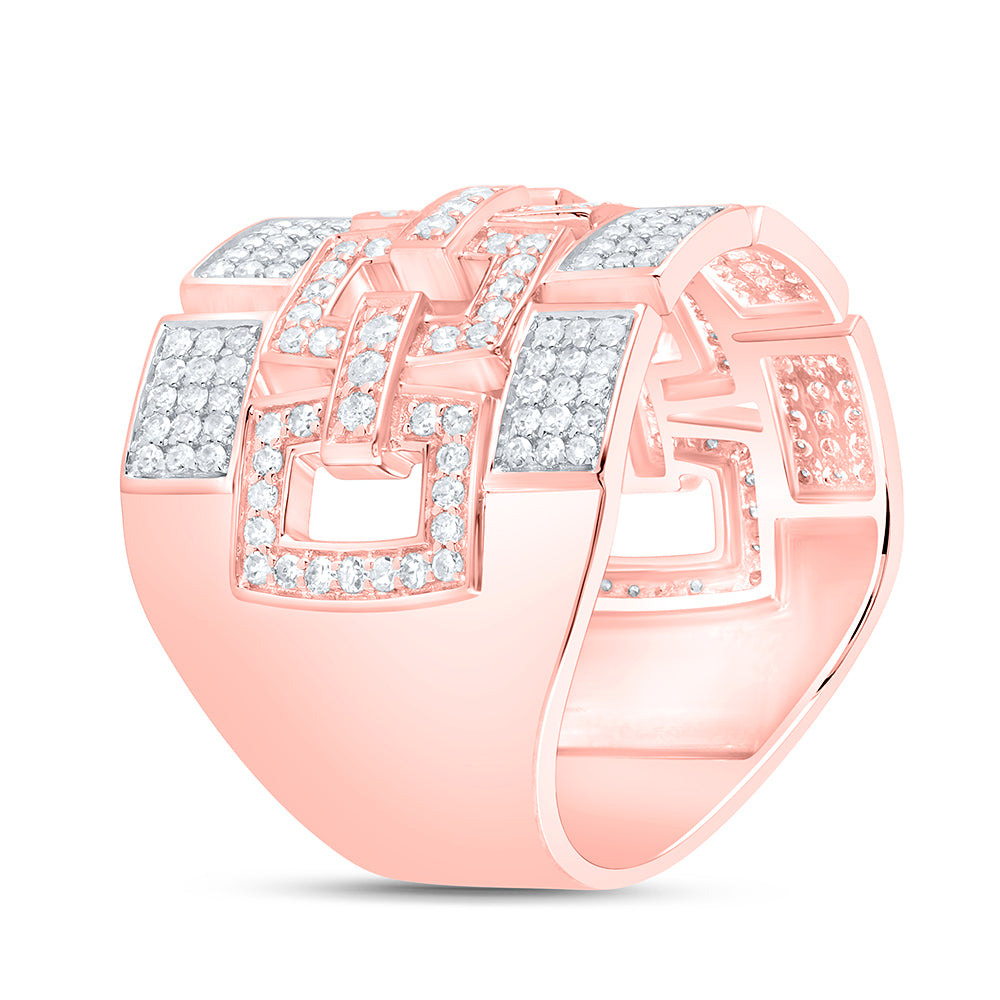 1 1/5 Ctw-Nat Dia Cn Mens Ring (10.12 grams)