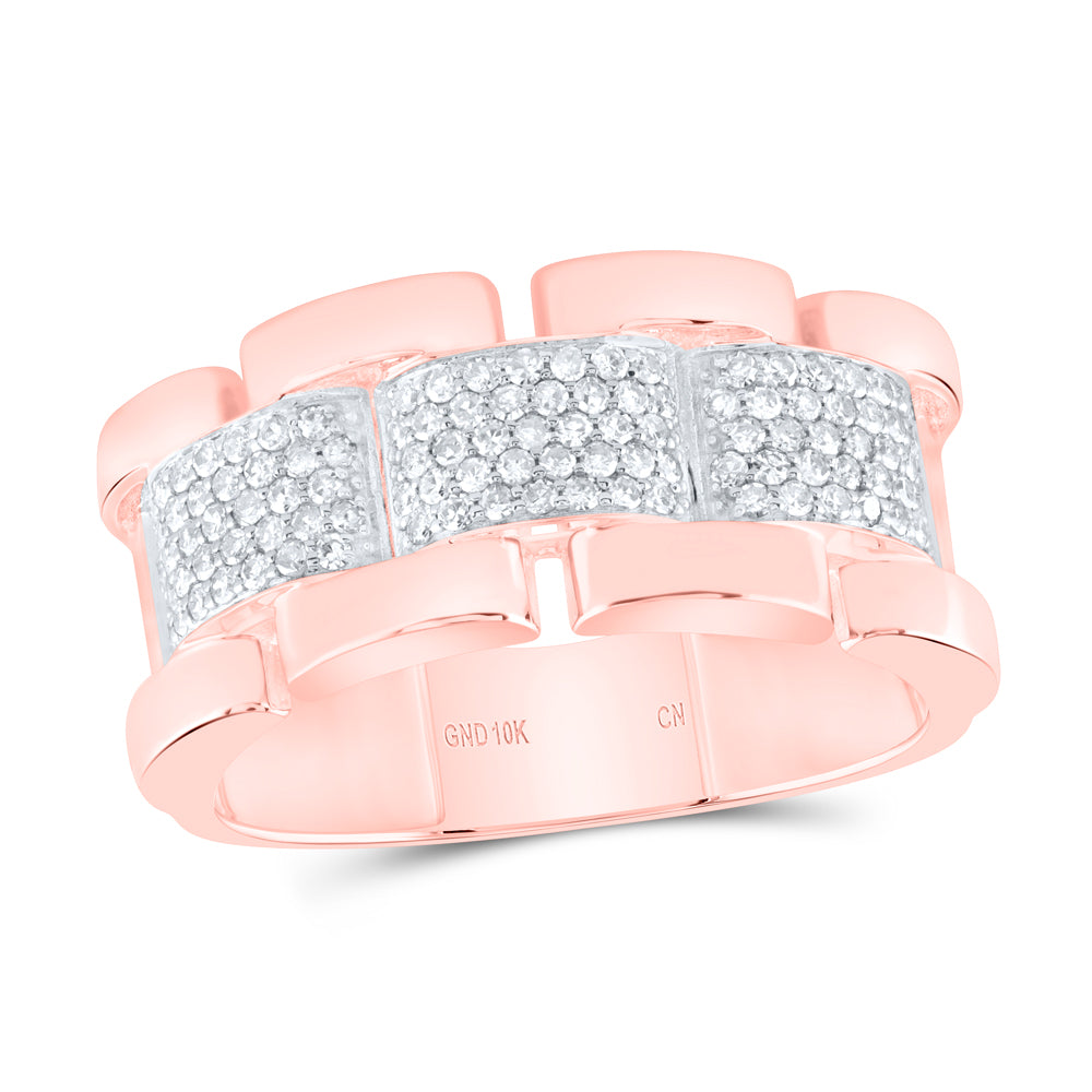 1/2 Ctw-Nat Dia Cn Mens Ring (7.69 grams)