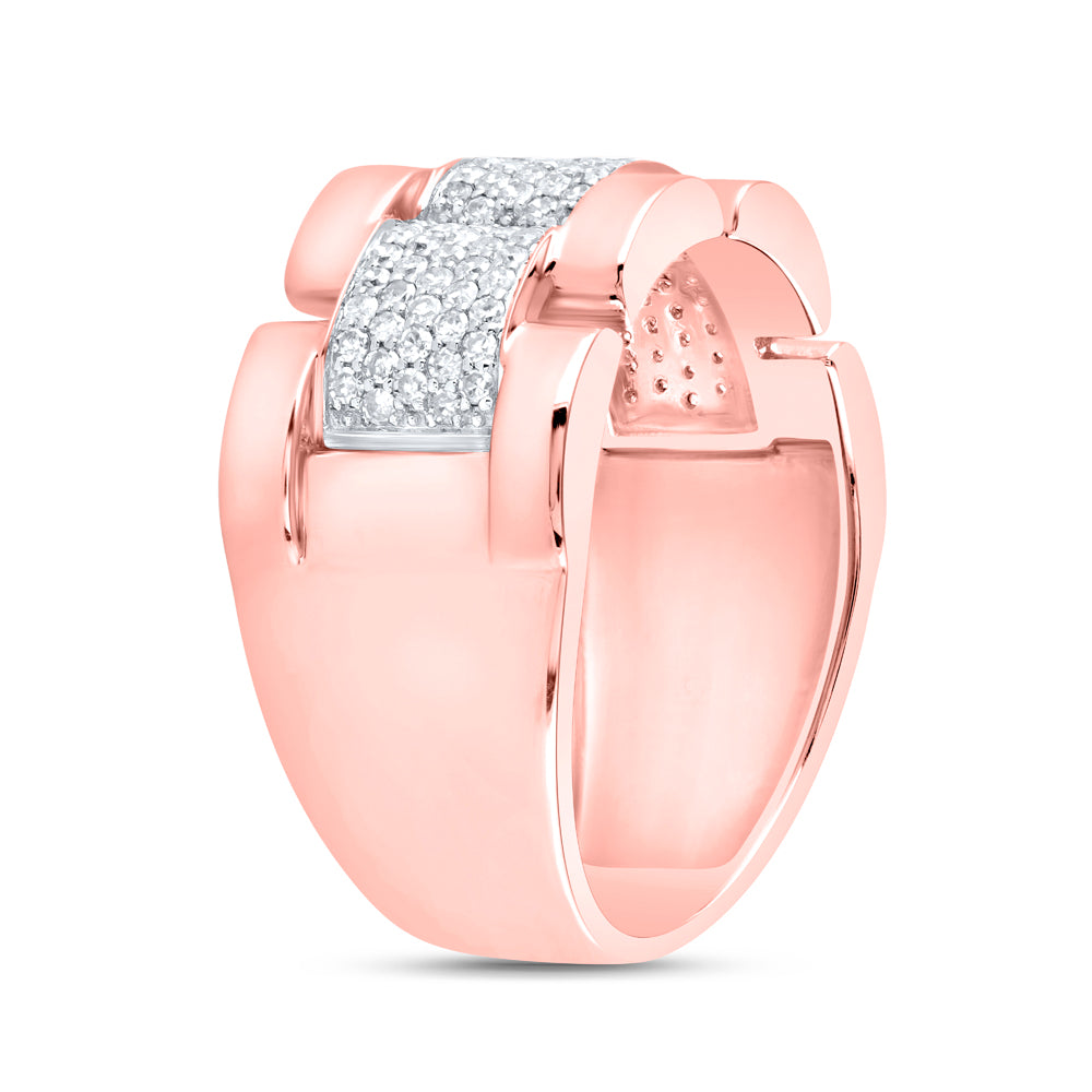 1/2 Ctw-Nat Dia Cn Mens Ring (7.69 grams)