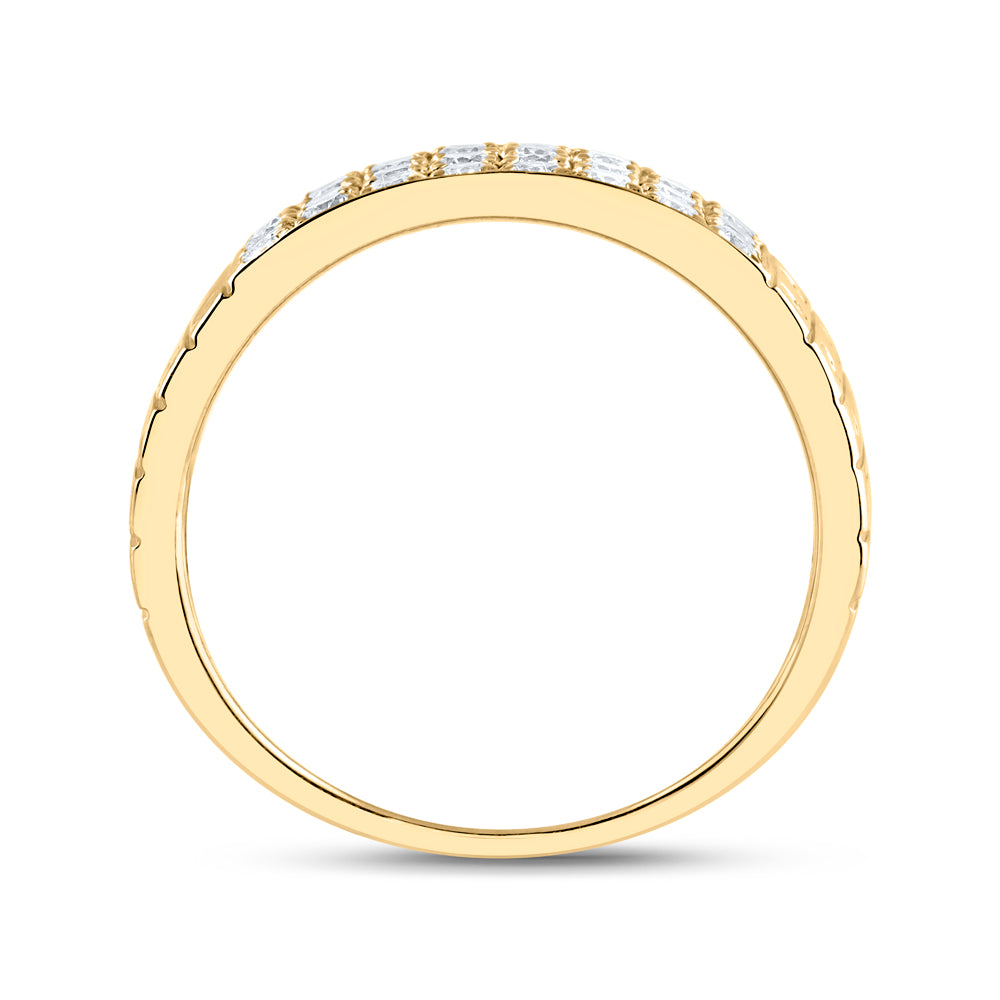 7/8Ctw-Nat Dia Cn Mens Ring (5.87 grams)