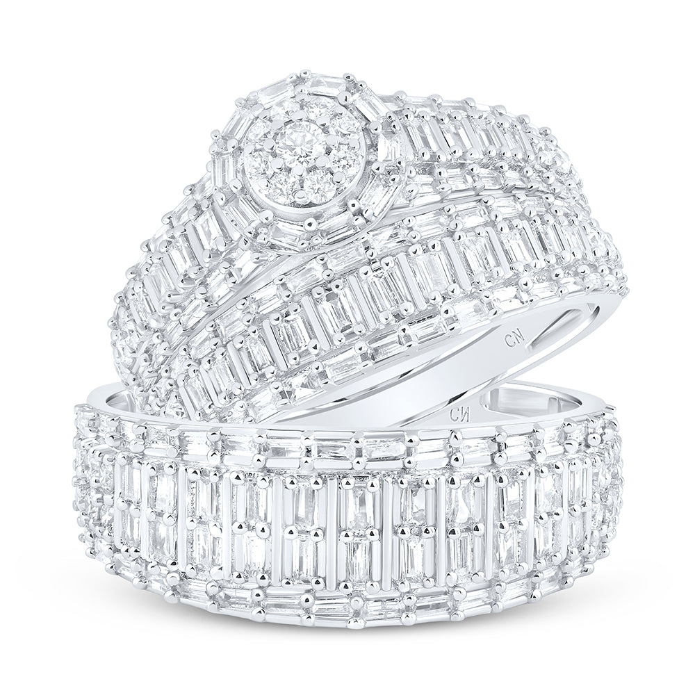 1 3/8Ctw-Nat Dia Cn Fashion Trio Set (8.53 grams)