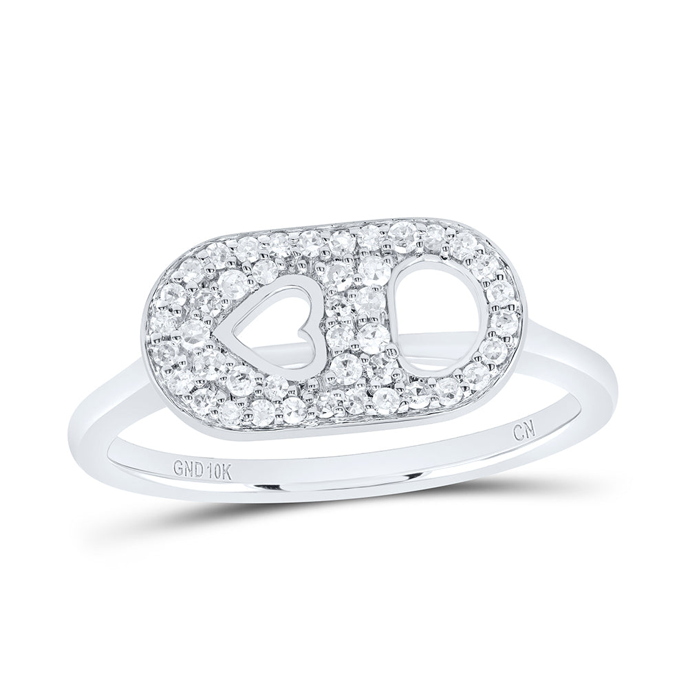 1/5Ctw-Nat Dia Cn Fashion Ring (2.71 grams)